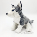 Realistic plush husky toys